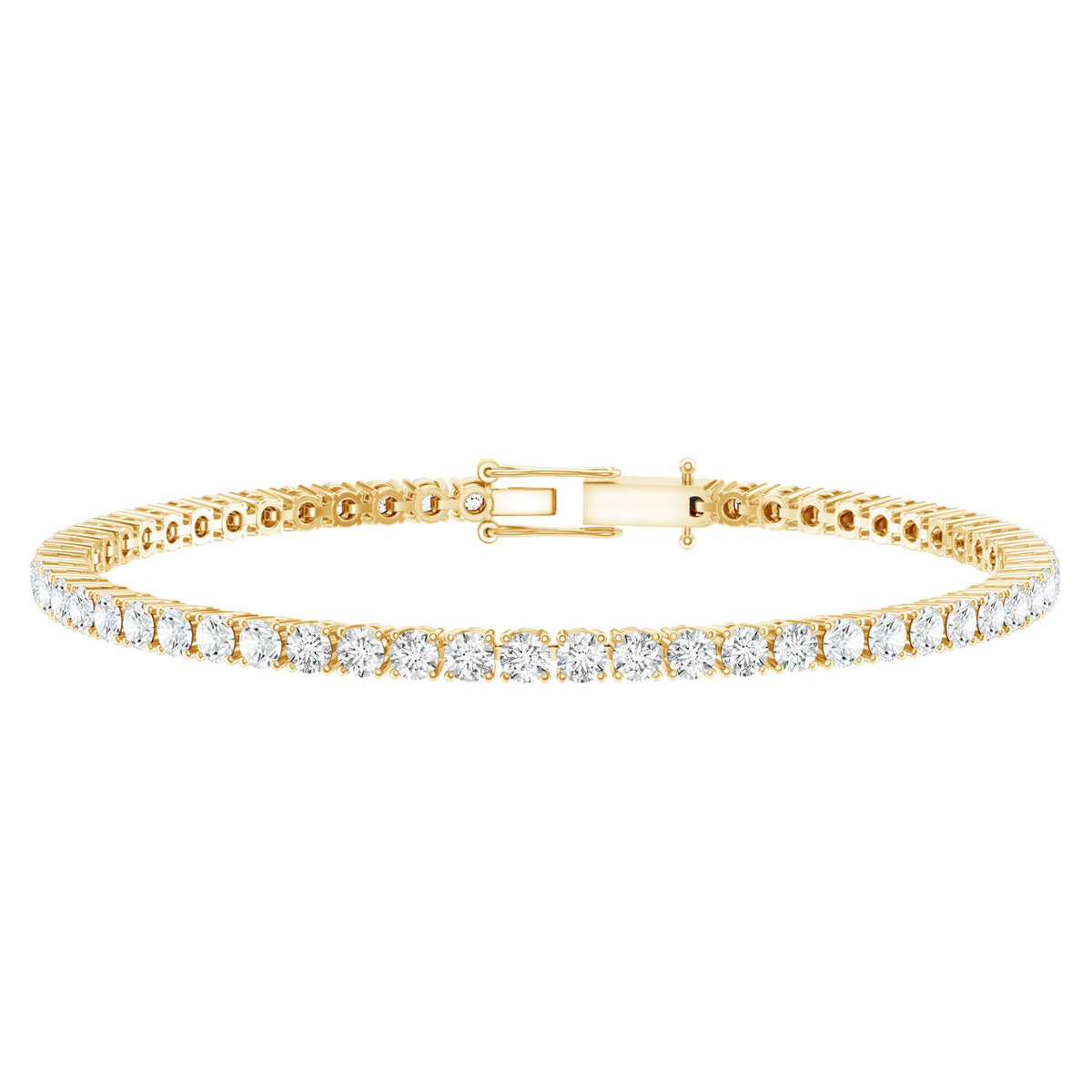 Certified Lab Grown Classic Round Diamond Tennis Bracelet
