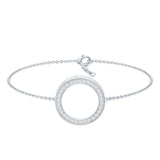 Certified Lab Grown Diamond Circle Bracelet for Women