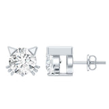 Certified Lab Grown Diamond Hello Kitty Earrings