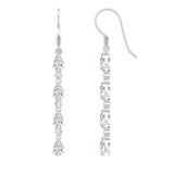 Lab Grown Diamond Long Dangling Earrings