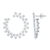 Certified Lab Created Diamond Statement Stud Earrings