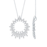 Certified Pave Set Lab Grown Diamond Eternity Necklace
