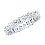 Certified Lab Grown Diamond Princess Cut Wedding Ring