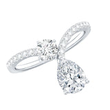 Designer Lab Grown Diamond Engagement Ring