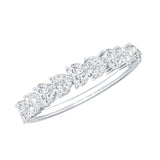 Brilliant Cut Lab Grown Diamond Heart Wedding Band Ring