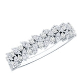 Certified Lab Grown Diamond Marquise Wedding Band